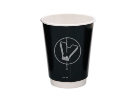 Стакан 350 мл. двухслойный для горячего