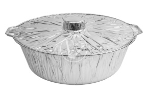 Форма алюминиевая "Кастрюля" с крышкой, 390*290*115 мм, 7100 мл Новинка