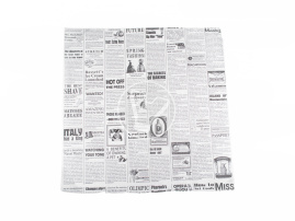 Обертка для бургера/сендвича Газета, 390*390 мм, парафин