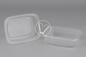 Контейнер 125 мл. 108х82х25мм, прозрачный (ПП)