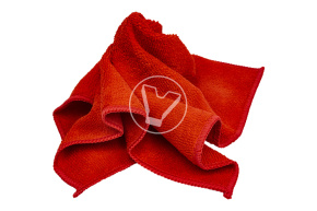 Салфетка из микрофибры 30*30, 280 гсм, Терри (красная)
