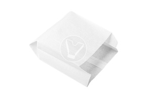 Пакет бумажный для фри, V-дно, 110*50*150 мм, белый