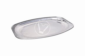 Блюдо алюминиевое овальное 430*288*19 мм.