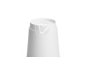 Стакан 250 мл. двухслойный для горячего, белый 