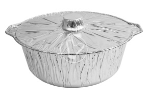 Форма алюминиевая "Кастрюля" с крышкой Y338, 328*115мм, 4800 мл