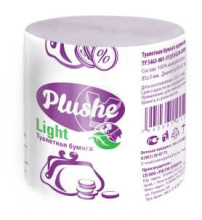 Туалетная бумага Plushe Light