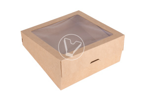 Ланч-бокс самосборный OneBox 1500 мл. крафт