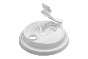 Крышка d-90 с питейником, белая, тип Е