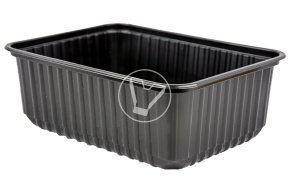 Контейнер черный 1000 мл. 179х132х61,9мм