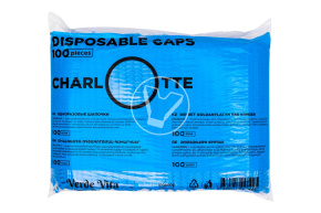 Шапочка-берет Шарлота,синяя 21 см Verde Vita(100 шт/уп)