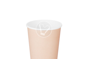 Стакан 400 мл, бумажный, для горячих напитков, крафт Verde Vita