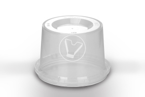 Банка 550 мл., d-118, с крышкой, прозрачная