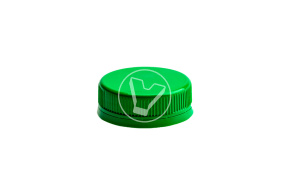 Крышка для бутылки с широким горлом, зеленая, d 38 мм