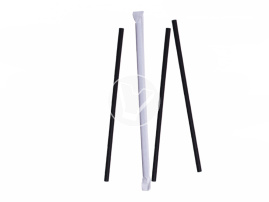 Трубочки бумажные GVS-22 "Шварц", черный, в инд.упаковке