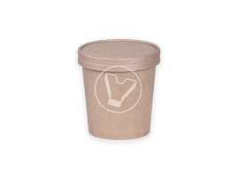 Супница крафт без крышки, 500 мл (EcoSoup)
