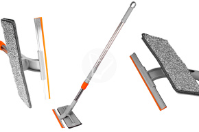 МОП для стекла, ручка с НС ручкой 135мм