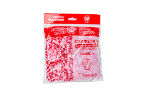 Салфетка из микрофибры 30*30см "Мистер Бульк"