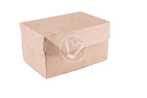 Упаковка для тортов CANDYBOX1200-WW без окна, 150*100*85 мм, крафт