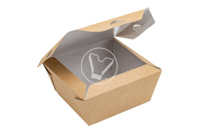 Ланч - бокс (коробка)  CRAFTBOX600 130/150*95/115*50 мм., крафт