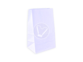 Пакет бумажный, 180*120*290 мм, белый, с прямым дном