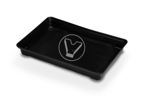 СпК-25 дно, для суши, черное без крышки (ПП, Премиум)