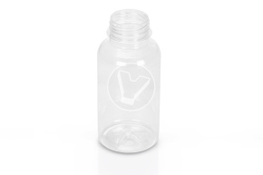 Бутылка круглая 300 мл. с шир. горлом прозрачная, без крышки (Yans)