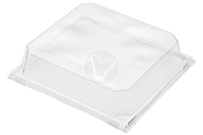 Контейнер бумажный для сендвича 120*110*65мм, с крышкой Крафт