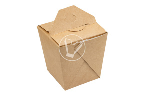 Коробка для лапши WOK700 мл., 81/101*81/101*106, крафт