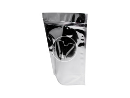 Пакет металлизированный дой-пак с замком зип-лок, 160*240, 92 мкм