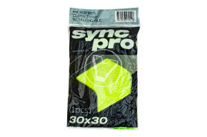 Салфетка из микрофибры с длинным ворсом 30*30, 320 гсм, Терри (салатовая)