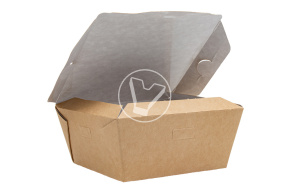 Ланч - бокс (коробка)  CRAFTBOX600 130/150*95/115*50 мм., крафт