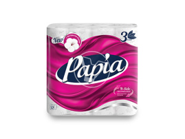 Туалетная бумага "Papia Premium" 3 слоя /15 метров 