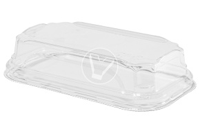 Крышка ПЭТ к контейнеру Pratico, 140*80*24мм 