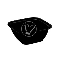 СпК 126(12*12) дно, 375 мл., черный, (ПП, ВЗЛП) 