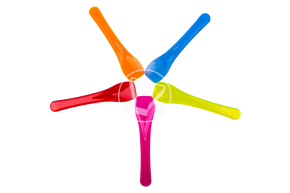 Палочка для мороженого, пластиковая, цветная