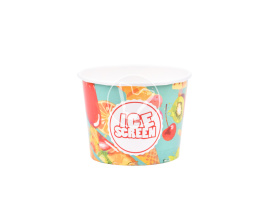 Стакан бумажный для мороженого "Ice screen",  250 мл