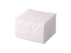 Салфетки белые, 24*24 см, 1 слой, 80 л./упак.