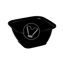 СпК 126(12*12) дно, 500 мл., черный, (ПП, ВЗЛП) 