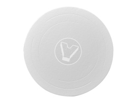 300 мм, картон.подложка "Кондитер", 2.5  ММ ., БЕЛАЯ круг. 10 шт./уп.