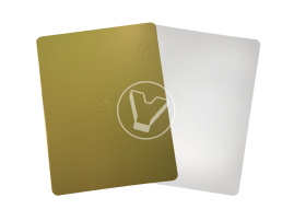 Подложка кондитерская 1,5 зол/бел 300*400мм 50 шт/уп