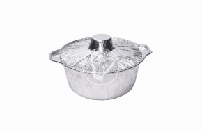 Форма алюминиевая "Кастрюля" с крышкой, 252*160*98 мм