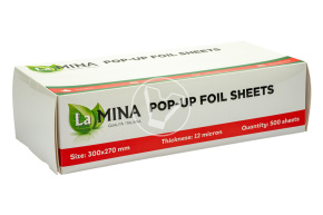 Фольга LAMINA в листах, 30см*27см, 500 листов