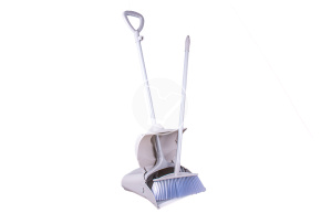 Комплект для уборки OfficeClean Professional, совок+щетка серая