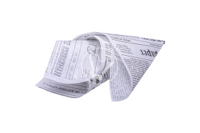 Обертка для бургера/сендвича влагостойкая, Газета  