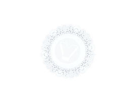 Салфетка с ажурным краем, 250шт./уп., DECO, 10см