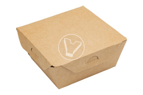 Ланч - бокс (коробка)  CRAFTBOX600 130/150*95/115*50 мм., крафт