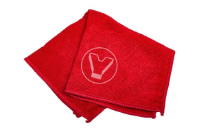 Салфетка из микрофибры 30*30 STANDART (красная)