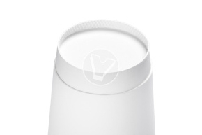 Стакан 350 мл. двухслойный для горячего, белый 