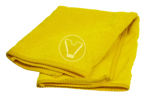 Салфетка из микрофибры 35*35, 280 гсм, Терри (желтая)