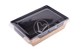 Салатник Eco OpSalad 500 мл.  "Black series" GEOBOX-500/Black 